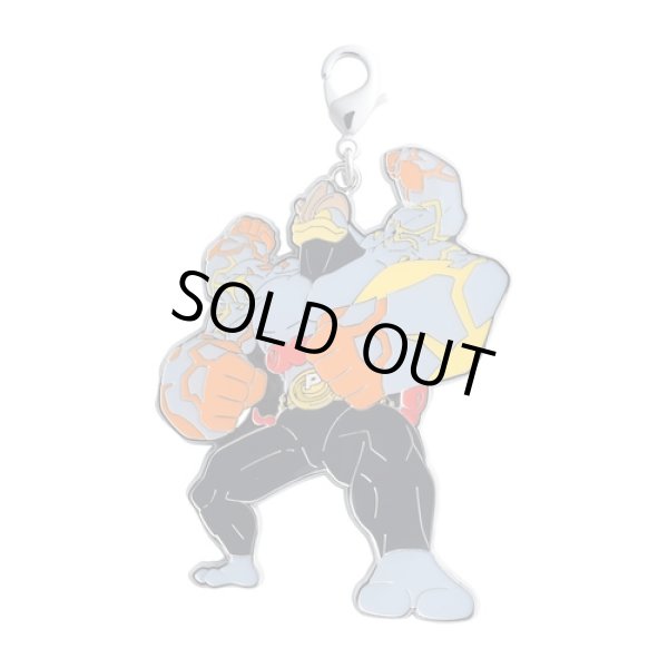 Photo1: Pokemon Center 2021 Metal Charm Gigantamax Machamp (1)