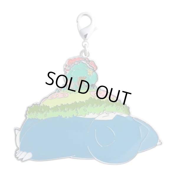 Photo1: Pokemon Center 2021 Metal Charm Gigantamax Snorlax (1)