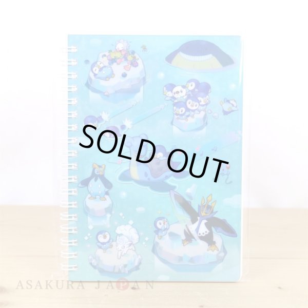 Photo4: Pokemon Center 2021 Pochama’s daily life Piplup B6 Size Spiral Notebook (4)