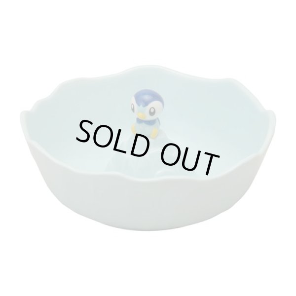 Photo2: Pokemon Center 2021 Pochama’s daily life Piplup Ceramic Bowl Tableware (2)