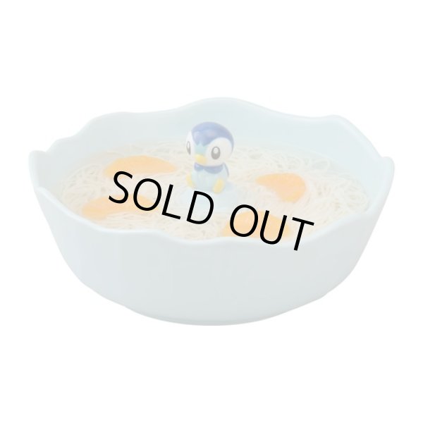 Photo3: Pokemon Center 2021 Pochama’s daily life Piplup Ceramic Bowl Tableware (3)
