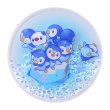Photo2: Pokemon Center 2021 Pochama’s daily life Piplup & Oshawott Glitter cup coaster (2)