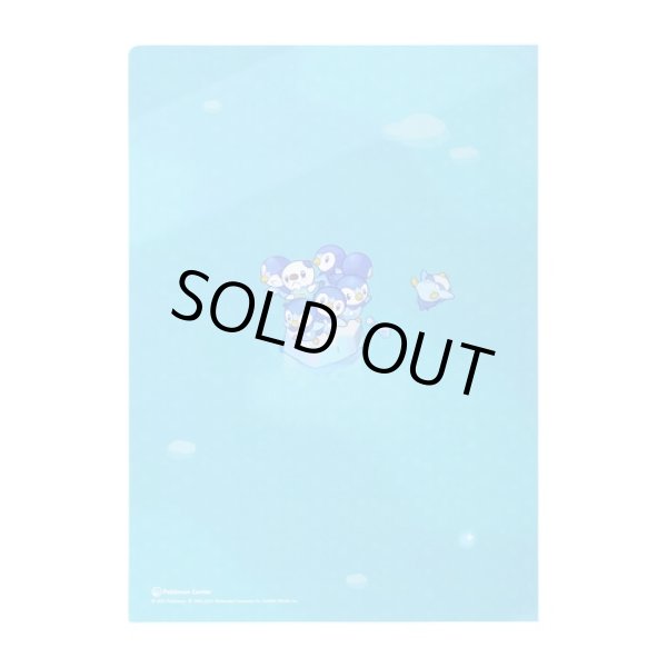 Photo2: Pokemon Center 2021 Pochama’s daily life Piplup A4 Size Clear File Folder (2)