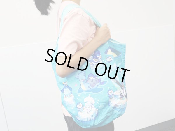 Photo5: Pokemon Center 2021 Pochama’s daily life Piplup Folding Eco bag Tote Bag (5)