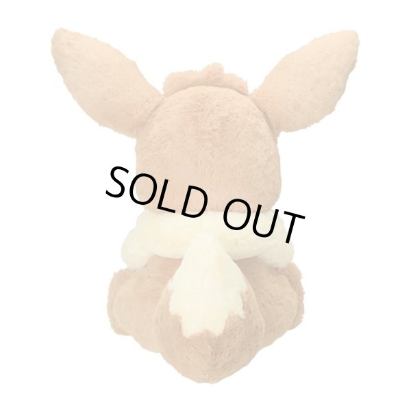 Photo2: Pokemon Center 2018 Giant Fluffy Plush Eevee FUWA-FUWA Life size toy (2)