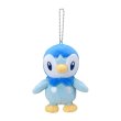Photo1: Pokemon Center 2021 Plush Mascot Key Chain Piplup (1)