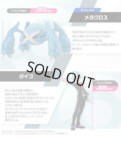 Photo3: BANDAI POKEMON SCALE WORLD Hoenn edition "Steven & Metagross" 1/20 Figure (3)