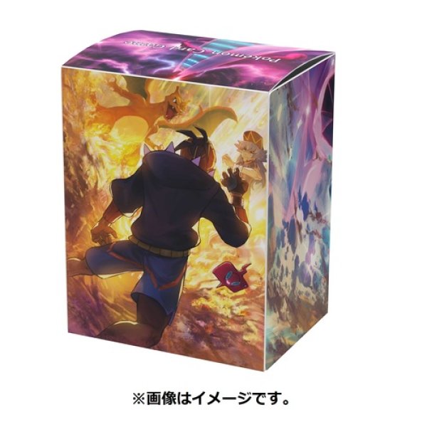 Pokemon Center Original Card Game Flip deck case Raihan Pokemon Center Original Card Game Flip deck case Raihan