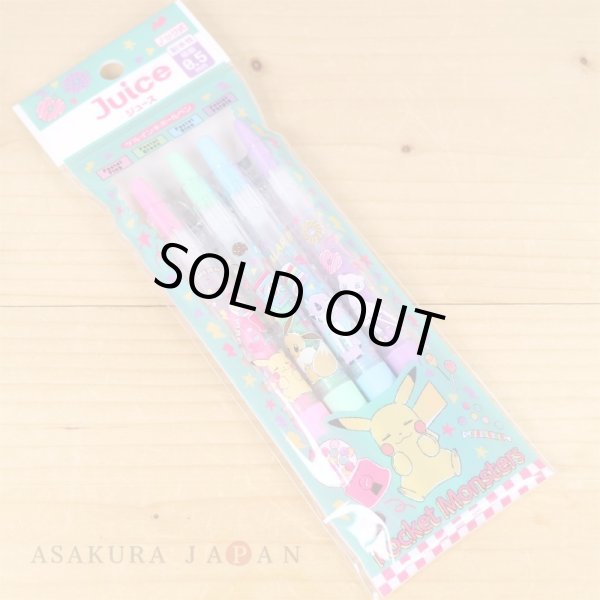 Photo3: Pokemon Juice Ballpoint pen 4 colors A set (3)