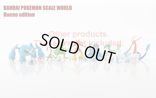 Photo3: BANDAI POKEMON SCALE WORLD Hoenn edition "Mudkip & Marshtomp & Skitty" 1/20 Figure (3)