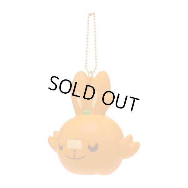 Photo2: Pokemon Center 2021 Halloween Pumpkin Banquet Scorbunny Squeeze Key chain (2)