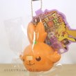 Photo4: Pokemon Center 2021 Halloween Pumpkin Banquet Scorbunny Squeeze Key chain (4)