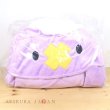 Photo8: Pokemon Center 2021 Halloween Pumpkin Banquet Hooded blanket Lap robe Drifloon (8)