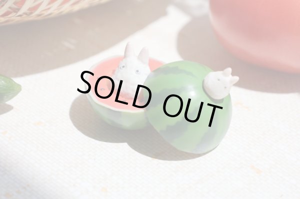 Photo3: Studio Ghibli Vegetable Collection Figure My Neighbor Totoro Sho Watermelon ver. (3)