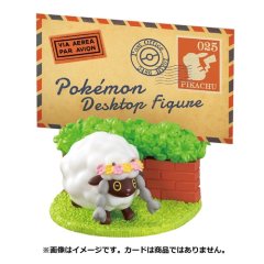 Pokemon Desktop Figure - GO to Galar - #5 Wooloo Memo Card stand