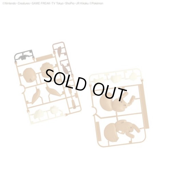 Photo5: Pokemon 2021 PLAMO Collection Quick!! 07 Eevee Sleeping Plastic Model Kit (5)