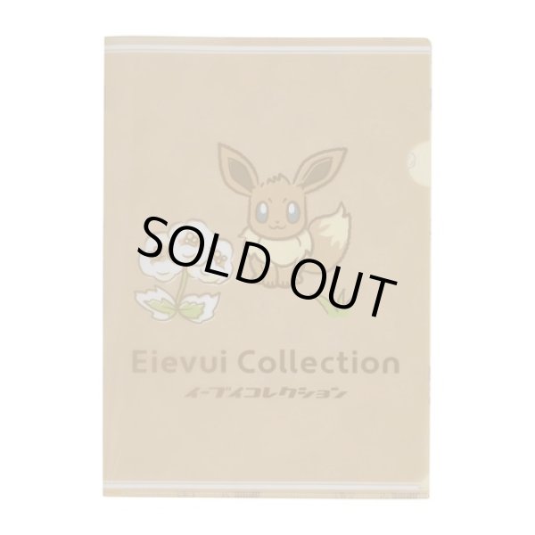 Photo1: Pokemon Center 2021 Eievui Collection A4 Size Clear File Folder Eevee ver. (1)