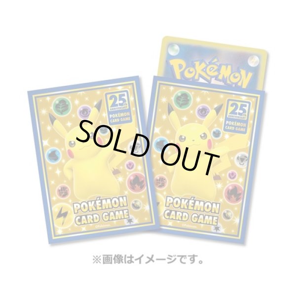 Photo1: Pokemon Center Original Card Game Sleeve 25th ANNIVERSARY COLLECTION 64 sleeves (1)