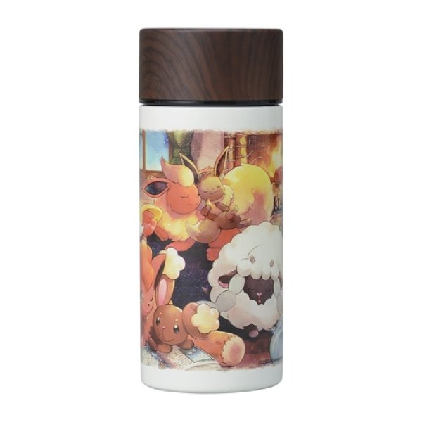 Photo1: Pokemon Center 2021 Honwaka Poka Poka Thermo Stainless Mug bottle Cup (1)