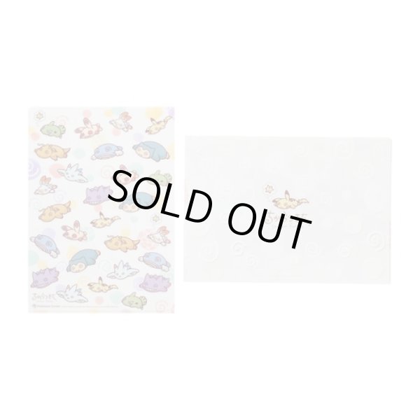 Photo2: Pokemon Center 2021 Chikara Tsukita Fainted A4 Size Clear File Folder 2 pcs (2)