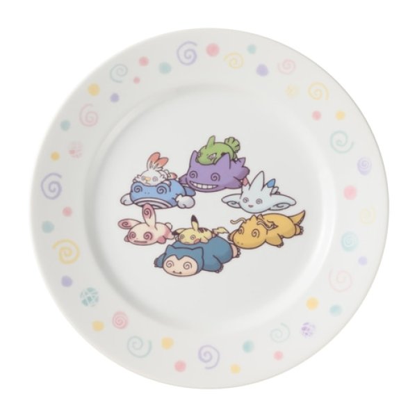 Photo1: Pokemon Center 2021 Chikara Tsukita Fainted Ceramic Plate (1)