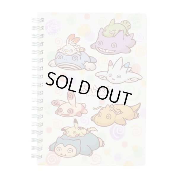 Photo1: Pokemon Center 2021 Chikara Tsukita Fainted B6 Size Spiral Notebook (1)