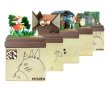 Photo4: Studio Ghibli mini Paper Craft Kit My Neighbor Totoro 97 "Walking Mei & Sho Totoro" (4)