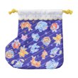 Photo1: Pokemon Center 2021 Christmas in the Sea Boots Drawstring Bag Pouch (1)