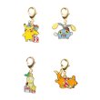 Photo1: Pokemon Center 2021 Christmas in the Sea Metal charm Pikachu set 4pc (1)