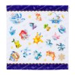 Photo1: Pokemon Center 2021 Christmas in the Sea Hand towel Handkerchief (1)