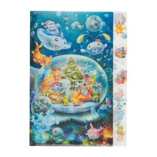 Pokemon Center 2023 Paldea's Christmas Market A4 Size Clear