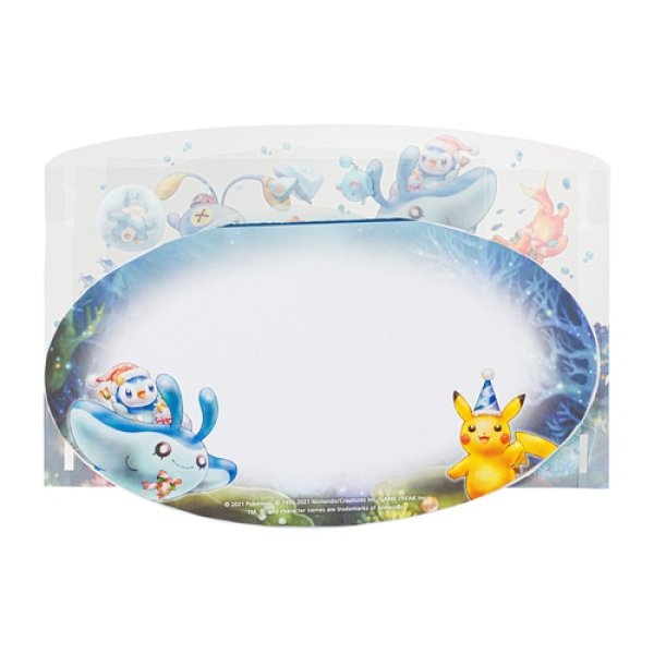 Photo3: Pokemon Center 2021 Christmas in the Sea Greeting card (3)
