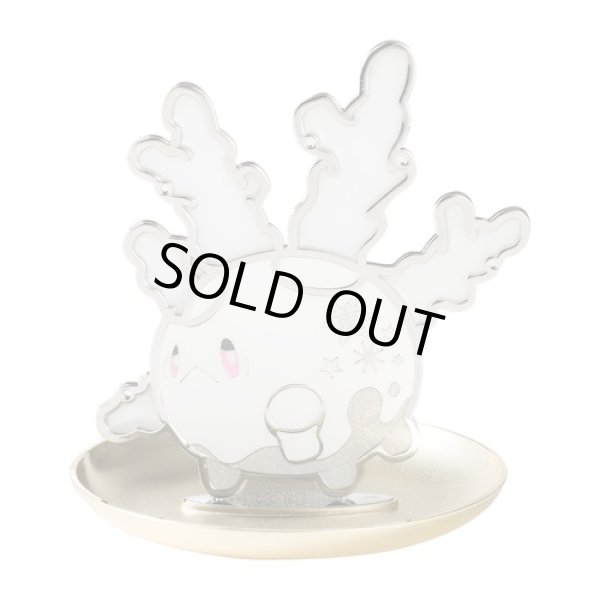 Photo1: Pokemon Center 2021 Christmas in the Sea Jewelry Display Stand Tray Galarian Corsola (1)