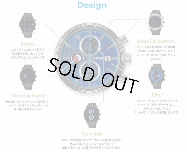 Photo7: Pokemon x Seiko Solar Watch Special Model SBPY162 Blastoise 700 Limited (7)