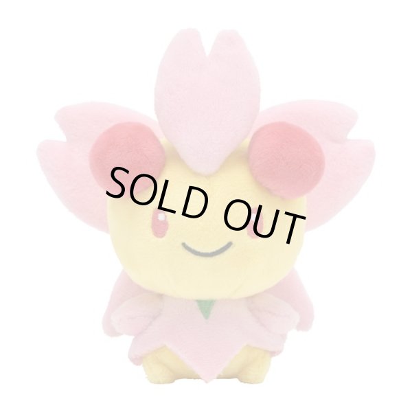 Photo1: Pokemon Center 2021 Pokemon fit Mini Plush #421 Cherrim - Sunshine Form doll Toy (1)