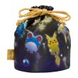 Photo1: Pokemon Center 2021 Speed Star Drawstring Pouch Bag (1)