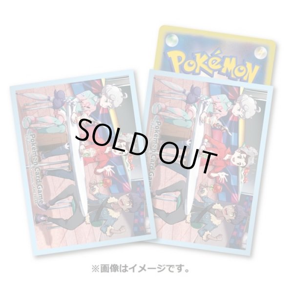 Photo1: Pokemon Center Original Card Game Sleeve TRAINERS Off Shot! Victor Hop Bede 64 sleeves (1)