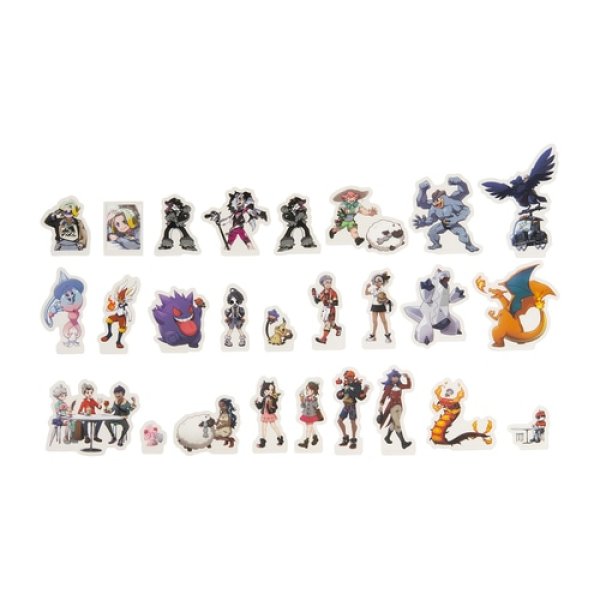 Photo1: Pokemon Center 2021 TRAINERS Off Shot! PET Sticker set (1)