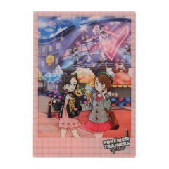 Pokemon Center 2021 TRAINERS Off Shot! A5 Size Clear File Folder Gloria Marnie