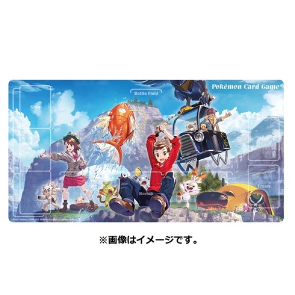Photo3: Pokemon Card Game Rubber Play Mat Set Victor &Gloria Japan (3)