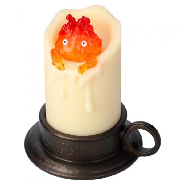 Photo1: Studio Ghibli Howl's Moving Castle Calcifer's swaying candlelight (1)