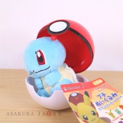 Pokemon Center 2017 Petit Plush in Poke Ball Case Squirtle doll