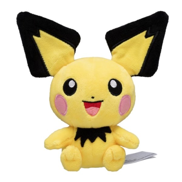 Photo1: Pokemon Center 2019 Pokemon fit Mini Plush #172 Pichu doll Toy (1)