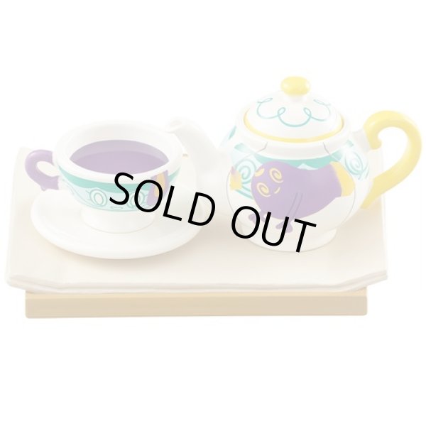 Photo1: Pokemon Center 2022 Pokemon Cafe Miniature Cafe Menu Figure Polteageist Sinistea tea set (1)