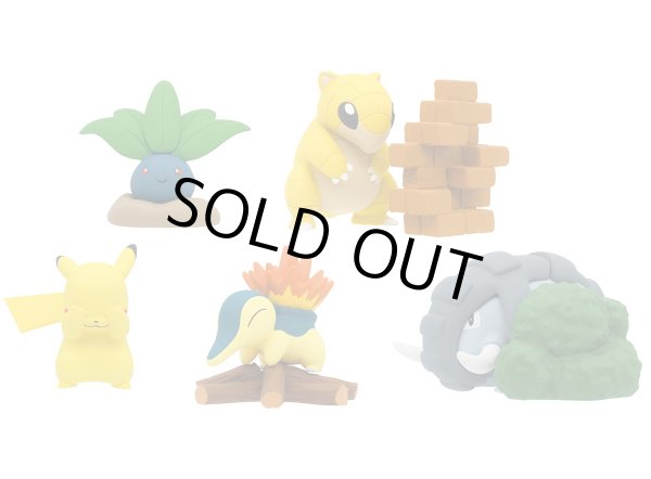 Photo1: Pokemon 2021 Takara Tomy Arts Hide and seek with everyone 5pcs Complete set Mini Figure (1)