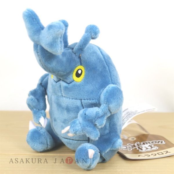 Photo4: Pokemon Center 2019 Pokemon fit Mini Plush #214 Heracross doll Toy (4)