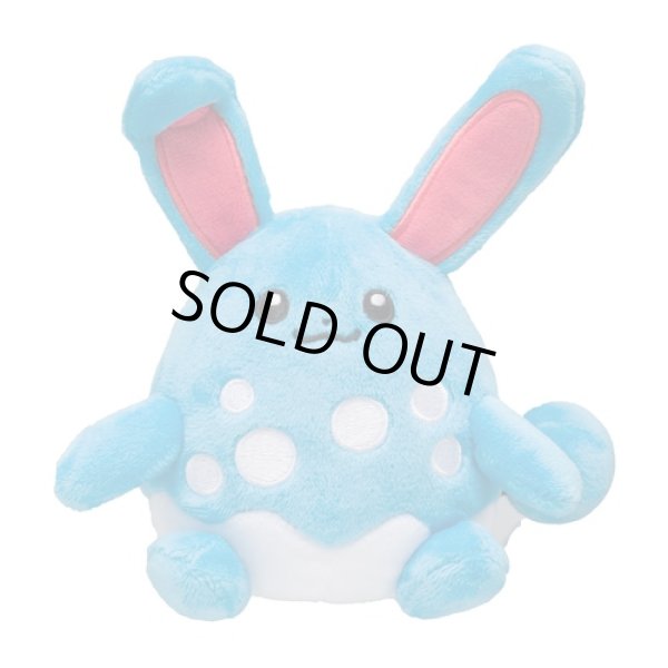 Photo1: Pokemon Center 2019 Pokemon fit Mini Plush #184 Azumarill doll Toy (1)