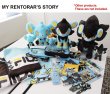 Photo6: Pokemon Center 2022 MY RENTORAR’S STORY Luxray Plush Mascot Key chain (6)