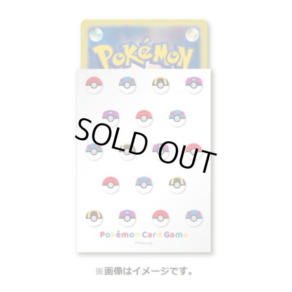 Pokemon Center Original Card Game Sleeve Poke Ball design 64
