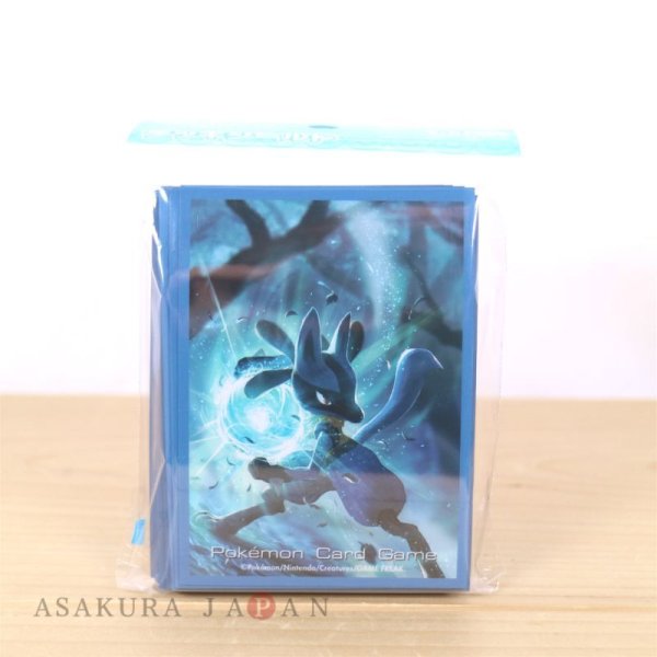 Photo4: Pokemon Center Original Card Game Sleeve Lucario 64 sleeves (4)